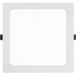 Lightex Moon LED műanyag 220V, 6W, ÉNy, 4000K, 420lm, 120x120mm/vágás 95x95mm, Fehér (305AL0003222)