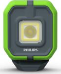 Philips Xperion 3000 Flood Mini X30FLMIX1 újratölthető LED zseblámpa, 5W + 3W reflektor, 500 lm, 3.7V 2500 mAh akkumulátor, USB-C, IP65, zöld/szürke