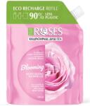Nature of Agiva Roses Blooming hidratáló tusfürdő utántöltő, Rózsa, 600 ml (999436)