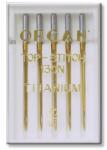 Organ Ace topstich titanium finete 70 - 5 buc Organ Needles TopStitch Titanium (55616070) - masinidecusut