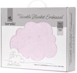 Lorelli Dombornyomott polár takaró 80x110cm - Pink (3800166122281)