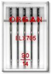 Organ Ace surfilat finete 90 - 5 buc Organ Needles Overlock ELx705 (55486090) - masinidecusut