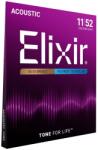 Elixir 11025 Polyweb 80/20 Bronze 11-52 Custom Light (EL-11025)