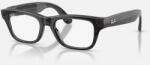 Ray-Ban Meta Blayzer Optics Universal Fit - Shiny Transparent Black - Demo Lens (RW7001 8526 50) - pcone
