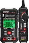  Digitális multiméter KAIWEETS 3 in 1, True RMS 4000 számlálás, automatikus tartományú elektromos tesztelő RJ45/RJ11 kábelérzékelővel, érintésmentes NCV, AC/DC feszültségmérés, ellenállás, fol