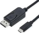  Cablu Roline Type C la DisplayPort 8K60Hz T-T 2m, Negru (11.04.5836-10) - cel