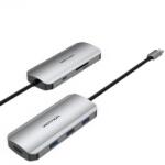 Vention 7-in-1 USB-C to HDMI / 3x USB 3.0 / SD/TF / PD Docking Station Gray 0.15M Aluminum Alloy Type (TOJHB)