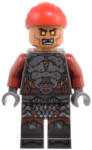 LEGO® Minifigurák Ork - Közepesen nugát fej, Gyöngyház-sötétszürke páncél, Piros kendő lor138 (lor138)