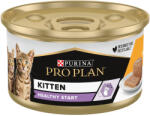 PRO PLAN 120x85g PURINA PRO PLAN Kitten Healthy Start csirke nedves macskatáp 96+24 ingyen