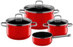 Silit Silargan® Elegance Pot Set 4 darab piros Edénykészlet