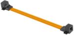Lanberg Cablu panglica Ethernet cat 5e, plat si ultrasubtire 0.2 mm, Lanberg 42712, de extensie pe sub ferestre, 2 x RJ45 mama, 23 cm, flexibil (ADS-RJ45-RJ45-300)