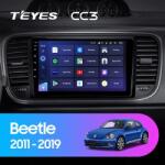  Autó navigáció AI asszisztenssel Teyes CC4 PRO Volkswagen Beetle 2011-2019 8+128GB 9.5" QLED, Android 13, 5G, 7.1 DSP, CarPlay