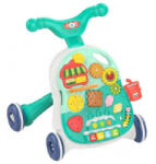 Manyuk Toys 2 az 1-ben járássegítő és foglalkoztató asztal Zöld (HE0814) (HE0814)