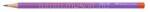 Faber-Castell Grafitceruza B, háromszögletű GRIP 2001 Faber-Castell lila-piros test (FABER-CASTELL_68006) (FABER-CASTELL_68006)