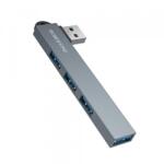 BOROFONE Hub USB Borofone FH1, 4in1 (Gri)