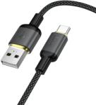 hoco. Cablu Date si Incarcare USB-A - USB-C HOCO X128 Benefit, 36W, 1m, Negru