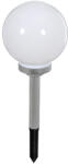 Jumi Lampă solară - sferă din plastic 20cm, 4LED alb 41058 (L-652798)