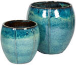  Alden Vase kerámia növénytartó szett jégkék 36, 5x42-48x60cm S2 (EC-505040)