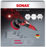 SONAX SchaumPad hart Polírozó szivacs piros kemény 150mm (rotációs)
