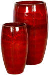  Alden Vase Giant Kerámia Növénytartó Szett Vörös 44x77-57x100cm S2 (EC-505190)