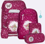  Táskák, ergonomikus hátizsák, klasszikus 6 részes szett, Forest Deer Red
