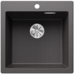 BLANCO Pleon 5 silgranit mosogatótálca 51, 5x51x23, 2 cm, palaszürke, tartozékok nélkül, excenter nélkül (BL-521669)