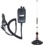 TTi TCB-H100 CB rádióállomás 12V/24V, Roger Beep és PNI ML70 CB antenna mellékelt mágnessel csomag