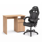 Leziter Family Pro íróasztal szett Raven gamer forgószékkel (LFPROI1A1FST_MT-1206) - everyo