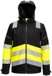  PW3 Hi-Vis Class 1 Extreme lélegző esőkabát PW_PW368YBRXL Sárga/Fekete - XL méret