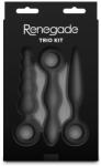  Anál dugó szett 3 részes - Renegade Trio Kit fekete