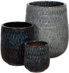  Merida Classic High Kerámia Növénytartó Szett Antik Kék 20, 5x23, 5-37x50cm S3 (LF-711040)