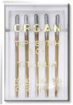  5 ace Organ Top Stitch Titanium pentru quilting, patchworking, broderie cu finete acului intre 70-100 (55616000) - cusutsibrodat