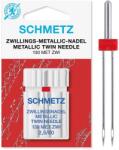 Schmetz Ac dublu fir metalic Schmetz, finete ac 80, cu 2, 5 mm intre ace, pentru masina (714037)