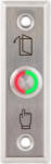  SILIN PBK-811A(LED)-rdgn Mikrokapcsolós nyomógomb 92x30 INOX pajzzsal (PBK-811A-LED-rdgn)