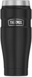 Thermos Stainless King Termosz Bögre Rozsdamentes Acél Matt Fekete 470 ml, Kávés Pohár, 7 ó Meleg / 18 ó Hideg, Mosogatógépben Mosható, Telj