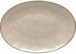 COSTA NOVA Farfurie ovală Stacked Organic Cremini 45 cm, crem