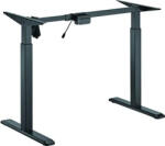 PALA Magasságállítható asztalláb, Brateck S03-22DE, 1 motor, állítási tartomány: 710-1190 mm, teherbírás: 80 kg S03-22DE