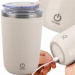 VERK GROUP Önkeverő Bögre 350ML Acél Termosz Hideg És Meleg Usb Póráz (07375_BE)