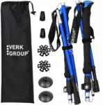 VERK GROUP Túrabotok Összecsukható Botok Hegyi Gyaloglás Nordic Walking Könnyű (14703_N)