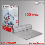 DIMAT LIKEWARM F-MAT alu fűtőszőnyeg 100W/m2 - 12, 0m2 (likewarm-100w-12m2)