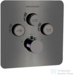 Ramon Soler RS SMART termosztátos falsík alatti kád/zuhany csaptelep, szálcsiszolt grafit 85D310756 (85D310756)