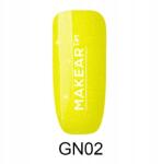Makear Hibrid lakk Ibiza Neon Makear GN02 8 ml (GN02)