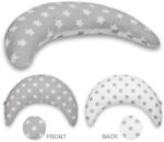 Scamp Scamp- Halfmoon párna pamut huzattal- GreyWiteRoundStars