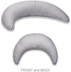 Scamp Scamp- Halfmoon párna pamut huzattal- PickGray