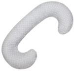 Scamp C alakú kismama párna-LittleHeartWhiteGray