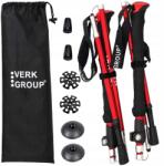 VERK GROUP Túrabotok Összecsukható Botok Hegyi Gyaloglás Nordic Walking Könnyű (14703_CZE)
