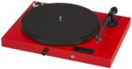 Pro-Ject JukeBox E + OM5e red - Gramofon cu preamplificator phono, receptor Bluetooth și amplificator integrat