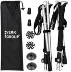VERK GROUP Túrabotok Összecsukható Botok Hegyi Gyaloglás Nordic Walking Könnyű (14703_S)