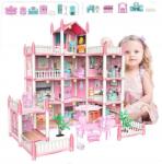  Villa Szerepjáték Játék Szett, Álmodozó Babaház Diy (Zamek Princess Villa)