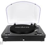 Aiwa GBTUR -120BKMKII Black - Aparat gramofon cu 3 viteze cu difuzoare încorporate